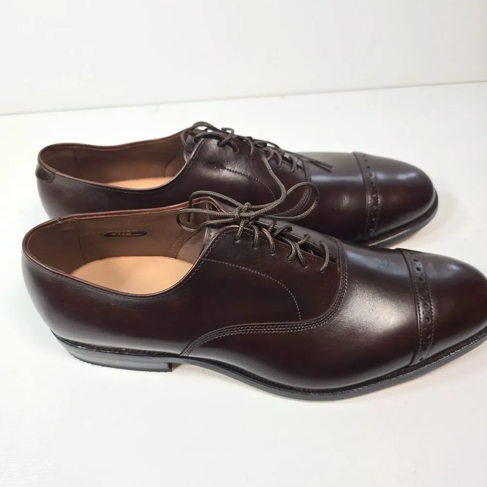 Allen Edmonds Fifth Avenue 5795 Brown Cap Toe Oxford Shoes Men's 8.5 D USA